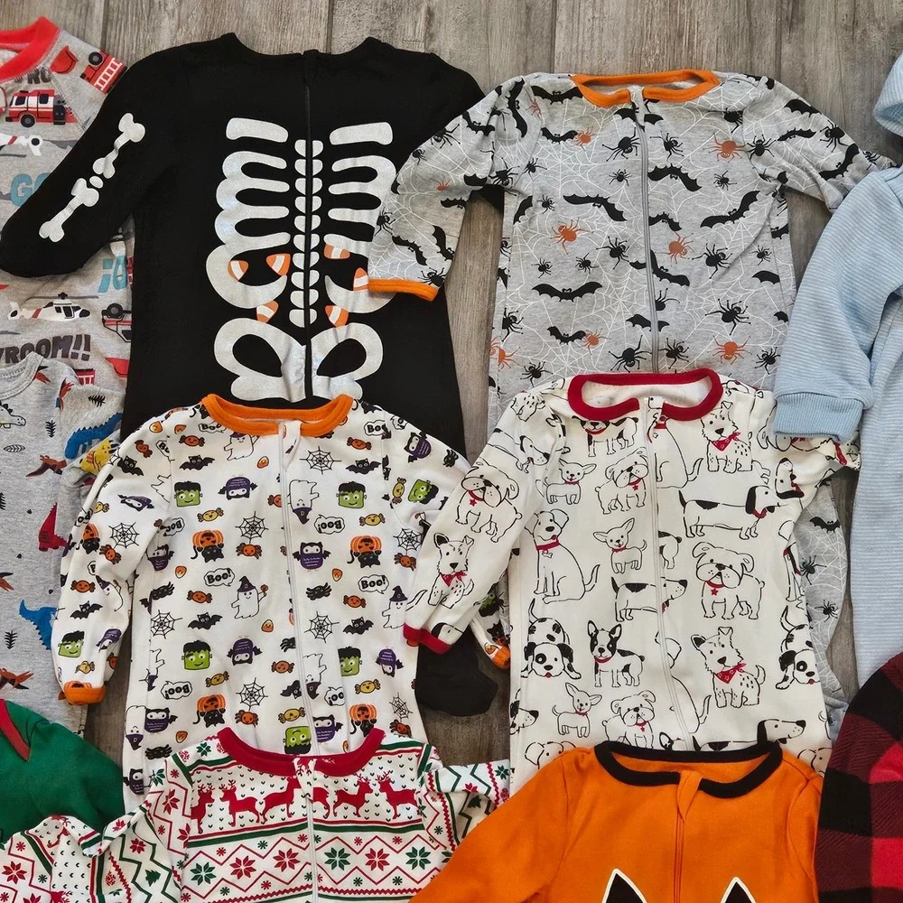 Baby Boy Clothing‎ Lot of 25 Size 6-9M Holiday Christmas Halloween Pants L/S